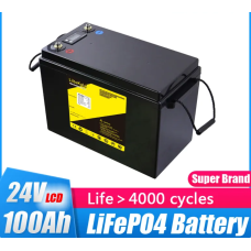 Battery Liitokala LifePO4 24V 100Ah (with LCD display)